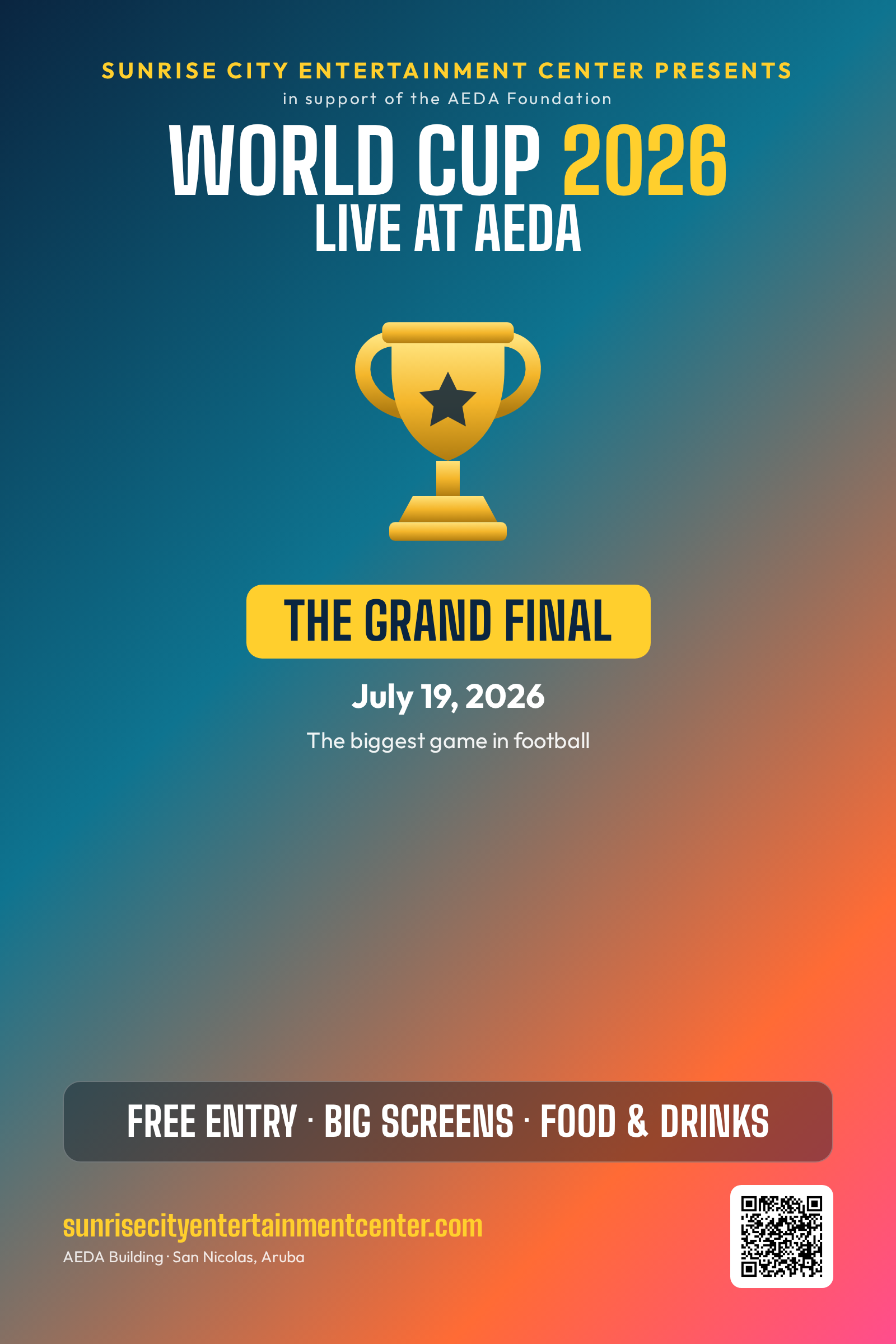Grand Final watch party poster